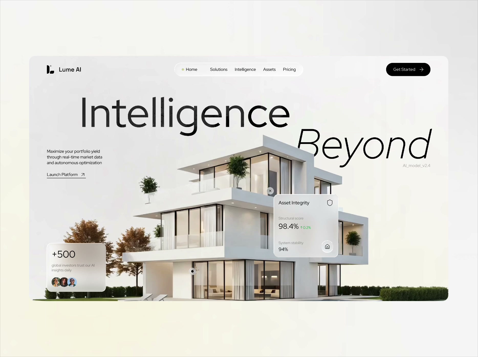 Lume AI real estate platform