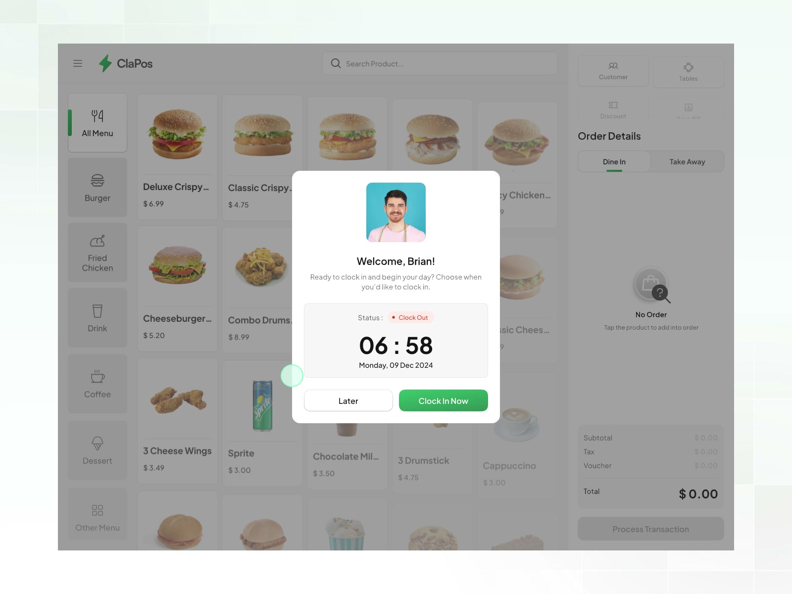 ClaPos restaurant POS
